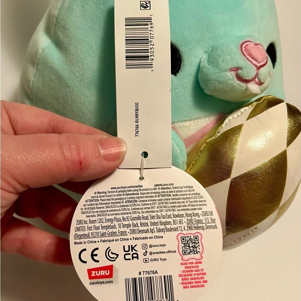 ZURU Snackles Easter Bunny Plush | 8